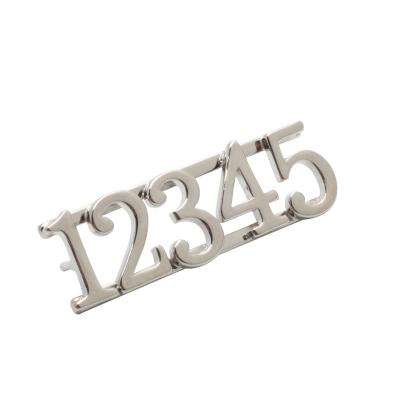 China China Zinc alloy casting digital silver metal lapel pin badge customization Brass stamping private security badges for sale