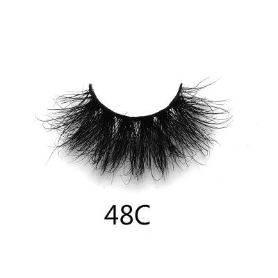 China Best Real 3D 25mm Mink Eyelash Vendor Full Strip Thick Selling Natural Fluffy Eyelashes From Saiyii Amazon For Wholesale for sale