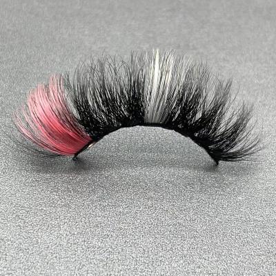 China Saiyii 20mm Strip False Eyelashes Colorful Self Adhesive Mink False Lash Strips With Color Full for sale