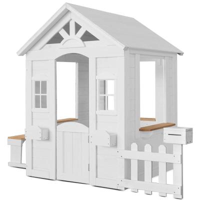 China Wholesale High Quality Easily Assembled Play House Toys Outdoor Wooden Teddy Cubby House for sale