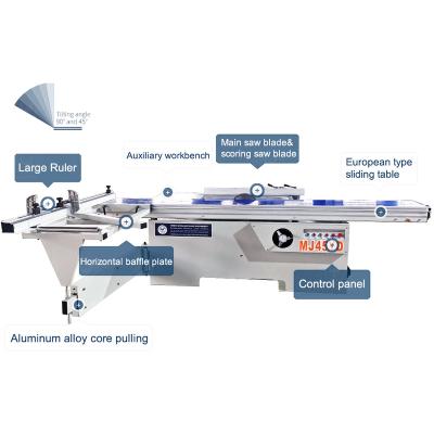 China China Horizontal Woodworking Machinery Price Board Cutting Machine Sliding Table Saw for sale