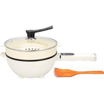 China Household Enjoylife 4L Hot Pot Electric Cooking Pan 1400 Watt Nonstick Coating Easy Cook Steak for sale