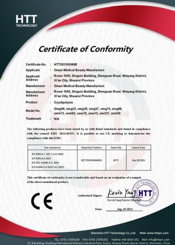 CE - Oman Medical Beauty Manufacture