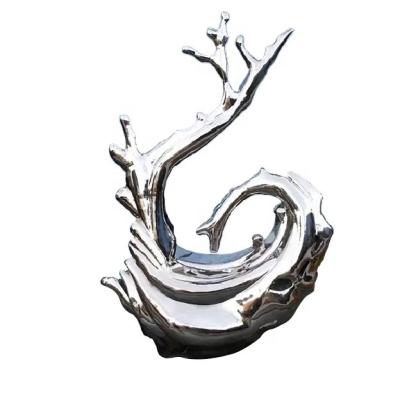 China China Custom Wholesale Metal Opens Park Outdoor Decoration Stainless Steel Creative Sculpture for sale