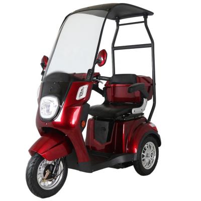 China three wheel electric tricycle mobility golf scooter with roof for disabled or elderly 300-10 vacuum for sale