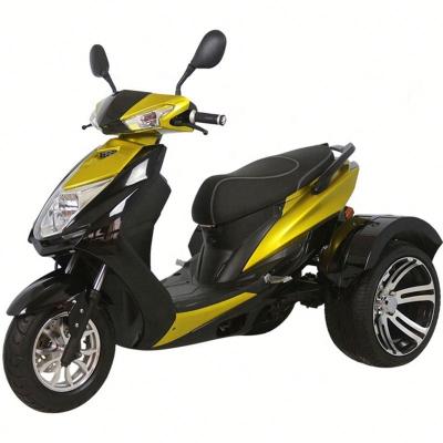 China Fashionable 800w 60v three wheel fat tire tricycle electric mobility scooter with lead acid battery F: 350/10 R: 235/30-14 for sale