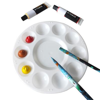 China Plastic Plastic Paint Tray Palette with 10 Wells for Adults and Children, for DIY Painting or Craft Class for sale