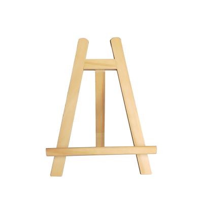 China Wooden Painting Display Stand Table Tripod Easel Artist Easel with A-Frame for All Ages Painting and Kids Crafts for sale