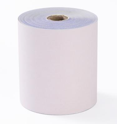 China Virgin Wood Pulps Premium Quality 241mm 381mm 508mm 580mm Jumbo Roll Width NCR Paper Non-Carbonless Paper for sale