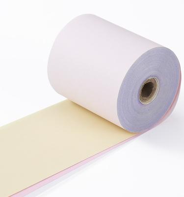 China Cf 381mm Carbonless Cfb Cb Colors Image 48-80g 5 Sheets Carbonless Paper Carbonless Paper NCR Virgin Wood Pulp Or Mixpulp Paper for sale