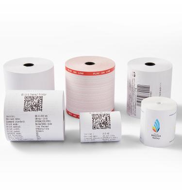 China POS Machine Paper Roll For POS Receipt Paper White Paper 50 Rolls POS Machine Thermal Paper Rolls for sale