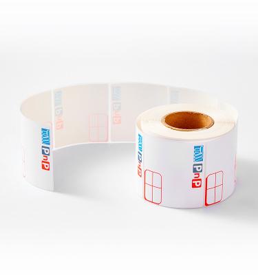 China Barcode Top 1525mm Coated Self Adhesive Direct Thermal Label Material In Jumbo Labels Roll For Shipping Logistics Sticker Label for sale