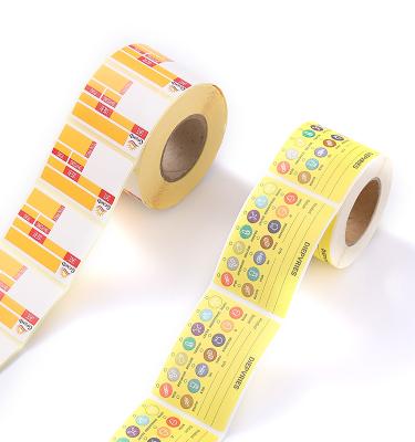 China 4x6 Roll Waterproof Thermal Transfer Thermal Label Roll Blank Tri-proof Thermal Label Sticker for sale