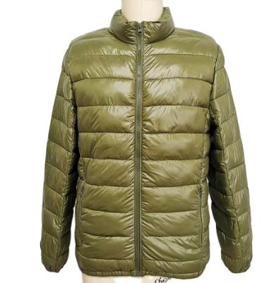 China Waterproof Jacket Mens Basic Warm Lightweight Padded Coats Filled Mens Jackets for sale