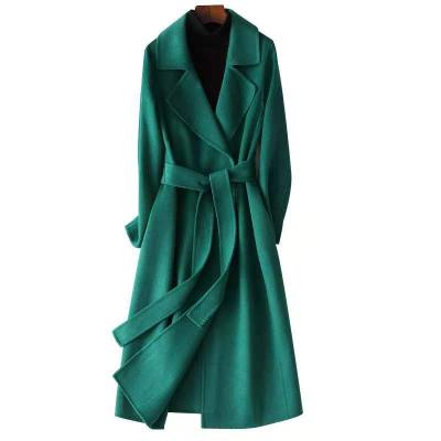 China Wholesale Anti-Wrinkle Woolen Alpaca Coats Women Cashmere Coats Jackets Winter Wool Woolen Coat Long for sale