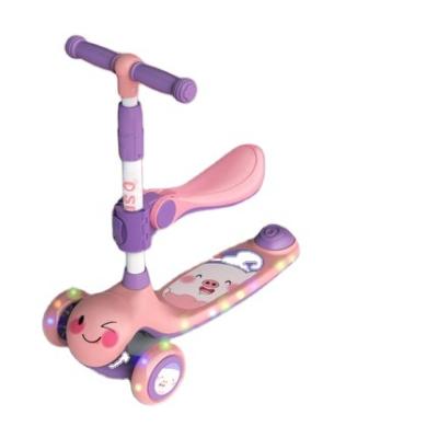 China Child Height 3 Wheel Adjustable Kids Kick Scooter Foldable For Kids Toys Children Scooter for sale