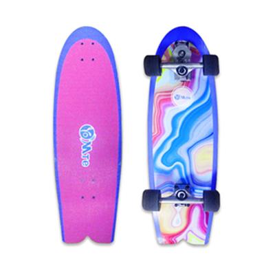 China Surfboard/land surf skate China factory selling 32inch surfskate with truck S7 land surfboard 7 ply maple surf skateboard for sale