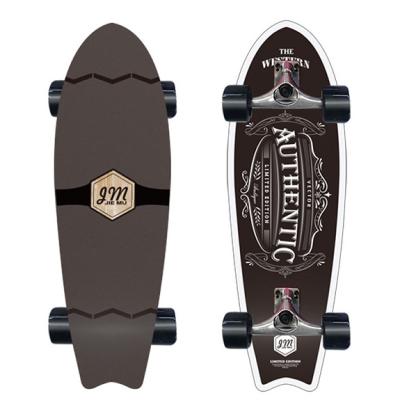 China Youth Surf Skate Land S7 CX7 CX4 Carver Surfskate 7 Ply Canadian Maple Surf Skate Board for sale