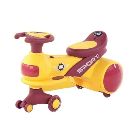 China Ride On Toy Hot Selling Plastic Ride On Car Sliding Baby Swing Car/Cheap Car/Kids Swing Ride On Toys Twist Car for sale