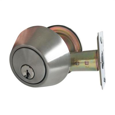 China Entrance/Bathroom/Passage/Dummy Single Cylinder Entrance Deadbolt Door Lock Brass or Zinc Alloy Cylinder for sale