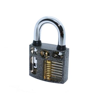 China Locksmith Practice New Design Wholesales Practice Cut Locksmith Zinc Alloy Tools Padlock for sale