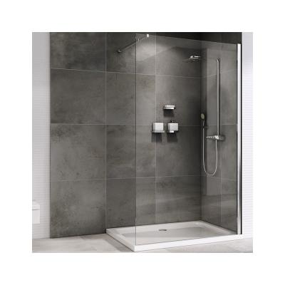 China Modern Tempered Glass Shower Door Bathtub Shower Screen Walk-In Frameless Shower Door for sale