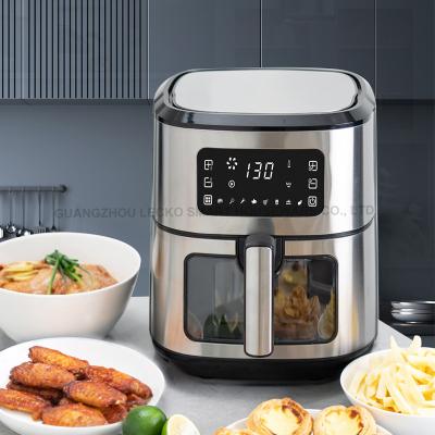 China Commercial Air Fryers 6.5L Touch Screen Household Appliances Electrodomesticos Air Fryer Oven 1700W Electric Home Deep Oil Free Fryer for sale