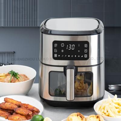 China OEM Commercial Healthy Air Frying 6.5L Digital Air Fryer Household Kitchen 360Degree 1700W Smart Fast Multi Home Air Fryer Oven for sale