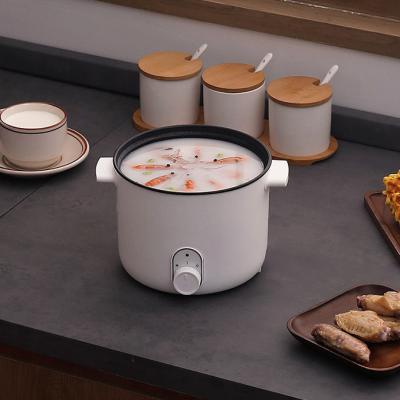 China Commercial Bulk Price 1.5L Mini Electric Multi Cooker Electric Appliances For Kitchens Hotpot Stew Cook Boil Steam Multi Electric Stoves for sale