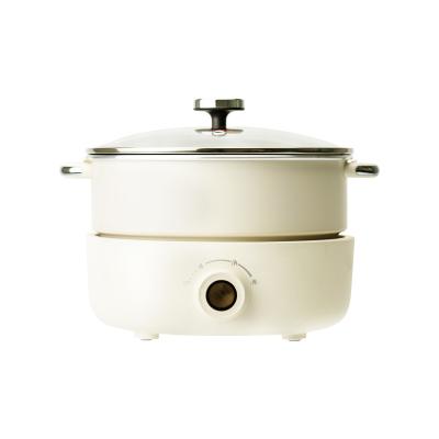 China 1000W 3.5L Pot Multi Cooker Non-stick All-in-One Hot Automatic Electric Cooker Multi-function Hot Pot Separable Electric Pots for sale