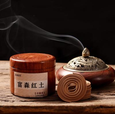 China Natural Agarwood Incense Coils / Agarwood Incense Grade Premium Aroma Buddhist Scent Relaxing Incense Sandalwood Coil 100 Years for sale