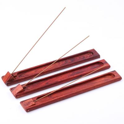 China Chinese Incense Wholesale Price Ash Catcher Rosewood Agarbatti Incienso Censer Oud Incense Holder Burner For Sticks for sale