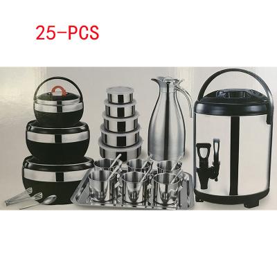 China Food Carrier Stainless Steel Thermal Lunch Box Set Warmer Food Milk Tea Bucket Flasks Jug Thermos Insulated Hot/Cold Outdoor Set for sale