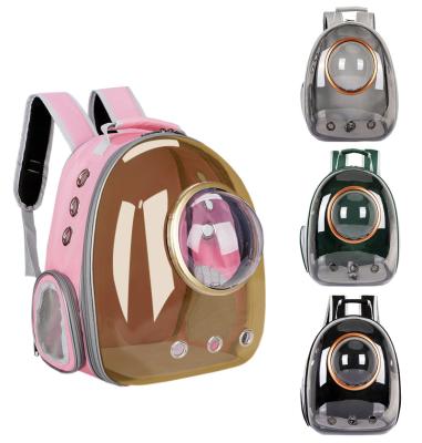 China Breathable Pet Cat Dog Carrier Bubble Backpack Pet Capsule Backpack Pet Travel Backpack for sale