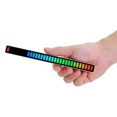 China 32 Bit Music Level Meter Light Sensitive Voice Sound Control RGB Spectrum LED Display Rhythm Audio Light Pulse Colorful Signal for sale