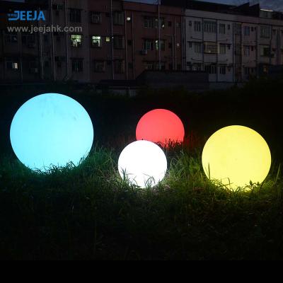 China JEEJA Garden Night Glow Balls / Garden Ball Induction Remote Charging LED Large Color Changing Light for sale