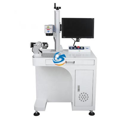 China Laser Marking 30W 50W CNC Fiber Laser Marking Machine For Plastic Price for sale