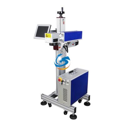 China Spotting Split Type Automatic Fly Rigging Line Laser Marking Laser Machine With CCD Video POS System for sale