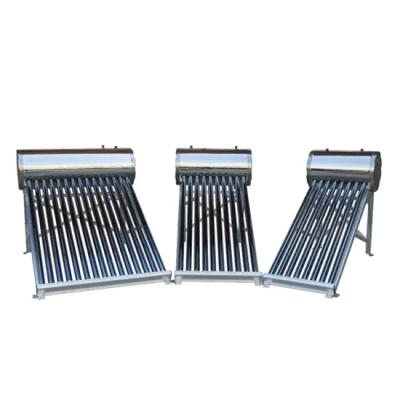 China Outdoor Evacuated Tube Solar Water Heater 20 Liters for sale