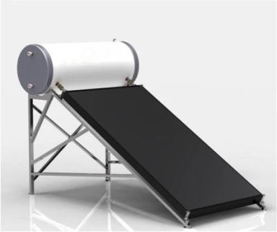 China Outdoor non-pressurized flat panel solar powered water heater for bathroom for sale