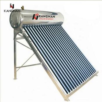 China Outdoor glass pipe toup Non-pressure solar water heater with element for urumqi for sale