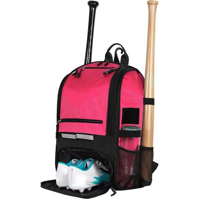 China Baseball Bag Soccer Bag Large For Youth Boys Girls Women Men Basketball Backpack For Adult Kid With Polyester Fabric ZBQB-005 for sale