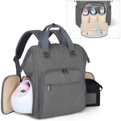 China The Other Factory Hot Laptop Backpack With External Mummy Travel Set Bags Multifunctional Baby Travel Mum Bag for sale