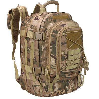 China Custom Camouflage Waterproof Tactical Backpack Fashion Outdoor Waterproof Hiking Tactical Sports Bag With Shoulder Strap for sale