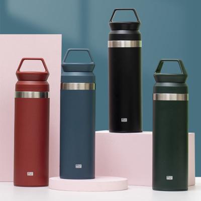 China PORTABLE Custom Leakproof Dual Wall Insulated 16oz Tea Filter Designed Stainless Steel Thermal Vacuum Flask for sale