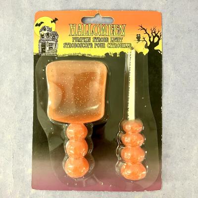 China Pumpkin Carving Halloween Pumpkin Carving Kit 2pcs Set Saw Scoop Shapes for sale