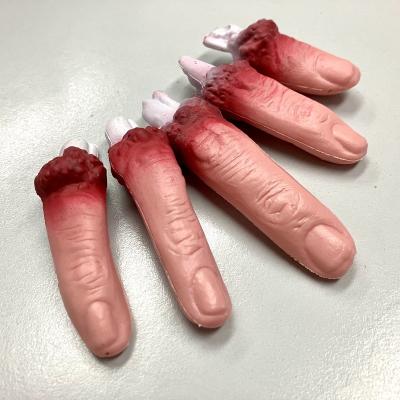 China Decoration Halloween Body Part Bloody Fingers 5pcs Set for sale