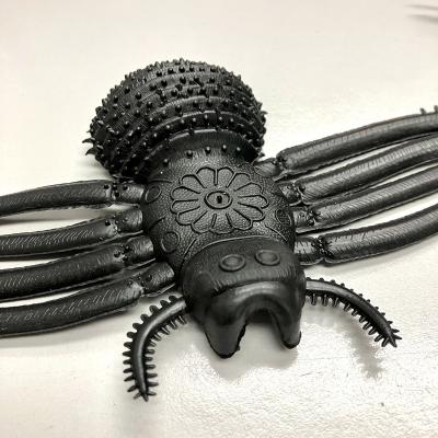 China Halloween Creature Hanging PVC Spider for sale