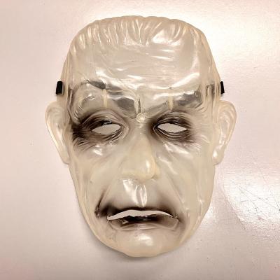 China Glow in the Dark Halloween PVC GID Frankenstein Mask for sale