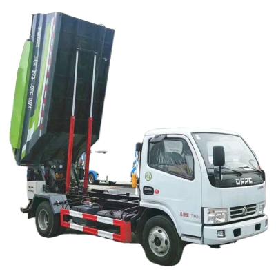 China Dongfeng 6.5cbm Rear Design New Design Blow Barrel Loading Truck For Aqueous Waste for sale